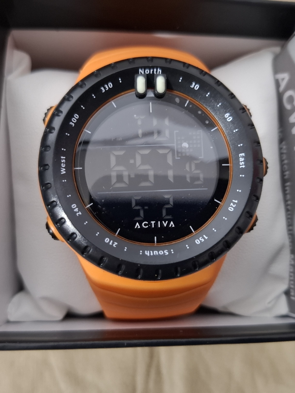 Ativa Men’s Orange Digital Swim Watch